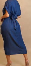 Load image into Gallery viewer, Denim Hourglass Button‑Down Dress
