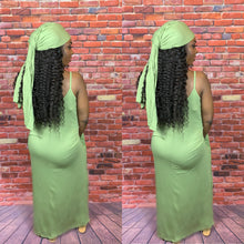 Load image into Gallery viewer, A Long Day Maxi (Olive) (Plus sizes are available)
