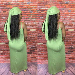 A Long Day Maxi (Olive) (Plus sizes are available)