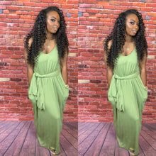 Load image into Gallery viewer, A Long Day Maxi (Olive) (Plus sizes are available)
