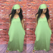 Load image into Gallery viewer, A Long Day Maxi (Olive) (Plus sizes are available)
