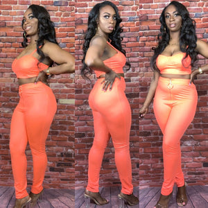 Kourtney Orange Set